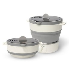 BL컴퍼니 여행 휴대용 접이식 전기포트 멀티쿠커 캠핑 햇반 라면 커피 캠핑포트, 휴대용 접이식포트