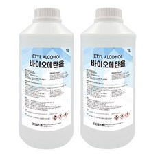 바이오 에탄올 고순도 불멍연료 에탄올난로 캠핑 프리미엄, 2개, 1L