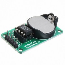 DS1302即時時鐘模組, 1個, 加購：2032電池 二顆