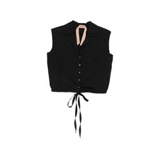 Nº21 민소매 타이 웨이스트 셔츠