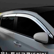 올뉴투싼 크롬 윈도우 바이저 세트 차량용바이저, 경동/올뉴투싼 크롬윈도우바이저
