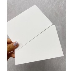 Fion A4/A5/A6 義大利水彩紙 300g 白色/米色 B4/B5 明信片/卡片/繪圖紙 水彩/素描/粉彩, 1個, 7x13.5cm-40張