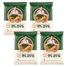 삼립 하이면 완도김우동 205g 4팩, 4개