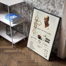 빈티지 힙합 아트 팩 음악 앨범 캔버스 페인팅 인쇄 포스터 거실 벽 장식 선물, 02 30x40cm No Frame, 10 P2