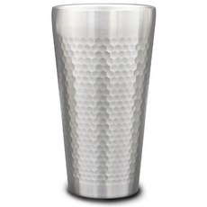 1+1 [YS리빙] 이중진공 304 스텐컵 2P 세트, 허니큐브 550ml