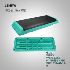스텝박스 발바꾸기 운동 지지대 발판 점프대 홈트 민트, 뉴그린 [조절 없음]