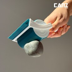 CANZ 핸드 쫀돌이 반영구 돌돌이 실리콘겔 먼지 청소 머리카락 제거 바닥클리너, 1개