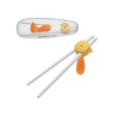 Combi 康貝 優質學習筷子組含盒(橘), 1個