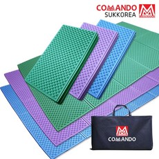 200x140 중형 코만도 엠보싱 캠핑매트+가방포함, 카키