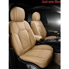 Toyota Land Cruiser CHR Corolla Yaris Prius RAV4 용 나파 가죽 카시트 커버 스타일링 자동차 액, 01 사계절, 01 진짜 가죽, 15 Just one seat