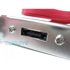 小白的生活工場*PCI SATA(內) TO ESATA(外)檔板 線長30cm(8087-005), 1個