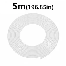 2M/5M10M 자동차 도어 프로텍터 고무 씰 및 가드 스트립 클리어 엣지 트림 스타일링 스크래치 유니버설, 08 white 5m