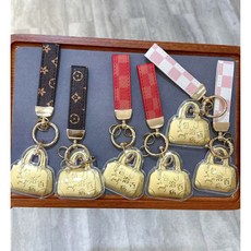 순금 24K 금가방 프리미엄 골드 키링 인테리어 장식용 생일선물 선물용 열쇠고리 선물 순금 999제품 20mg, 1번타입, 1개