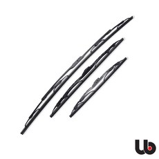 유비오토 차량용 와이퍼 600mm 자동차와이퍼 자동차용품 유리와이퍼 윈도우와이퍼 후면와이퍼 차량용품, 상세페이지 참조, 1개