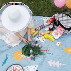 《居家用品》防水鋪棉加大可機洗野餐墊/沙灘墊, 竹林貓熊,200*200 公分, 竹林貓熊