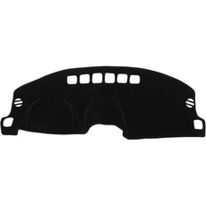 지프 패트리어트 2010-2017에 호환되는 자동차 대시보드 커버 매트 보호용 폴리에스터 블랙 센터 콘솔 인테리어 트림, 지프 패트리어트 2010-2017에 호환되는 자동차 대, 1개