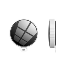 圓形廣角後視鏡，360度可調，高清鏡面，擴大視野，安全行車, 1套, 通用白色