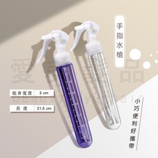 【愛美髮品】拇指水槍38ML手指水槍口袋水槍 彩色水槍 分裝瓶 試管水槍 美髮水槍 有刻度, 透明白, 1個