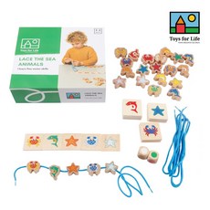 [TFL] 바다동물 실꿰기 Lace the Sea Animals, 1개