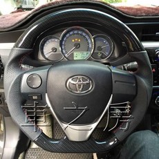 車之房 2014-2019 RAV4 運動版 類卡夢 變形蟲 全皮方向盤 四代 4.5代, 1個