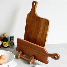 도마정리대 나무 도마 받침대 수납 선반 정리대 예쁜 도마꽂이, 사각2구