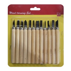 조각칼 12종세트 조각도 판화 조소용 미술용 목공, 본상품