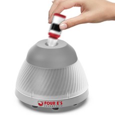 FORE Es Scientific 5000 RPM 볼텍스 믹서 페인트 쉐이커 미니어처 페인트용 빠른 믹싱 터치 모드 래시 익스텐션 접착제 매니큐어, Mini Vortex Mixer, Grey