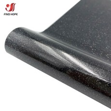 20X50CM 반짝이 메탈릭 홀로그램 필름 컷용 장식 스트라이프 열전달 모자 아이언 비닐 티셔츠, B. 7.8in x19in(20x50cm), Bla Glitter