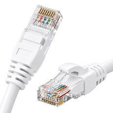 니코리 cat6 인터넷 랜선 랜케이블, 3m, 1개, 화이트