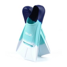 XBL-4600-화이트 LER 숏핀 트레이닝 훈련용 오리발, 31.5-33