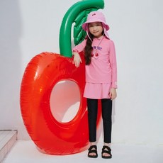 아레나 키즈 남녀공용 수영복/래시가드 아레나 키즈 쥬시 프룻 A5BG1GE01PNK