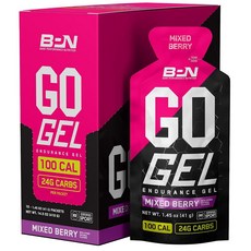 베어 퍼포먼스 뉴트리션 BPN Go 젤 내구성 탄수화물 24g 및 팩당 100칼로리 + 글루텐 프리 러닝 젤 15가지 1회 제공 버라이어티, 1개