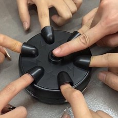 거짓말 탐지기 복불복 손가락 게임 룰렛 술게임 파티용 장난감 전기충격 룰렛, 검정색 3손가락, 1개