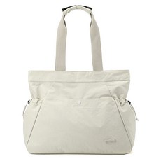 臺灣出貨 Colorful Fox日韓新款大容量通懃託特包輕便單肩包運動瑜伽休閒包, 骨白色, 1個