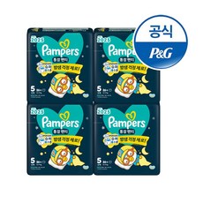 팸퍼스 통잠 팬티형 기저귀 아동용, 5단계, 104매