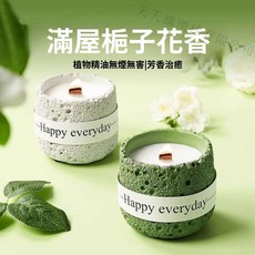 CLTI 香氛梔子花蠟燭 療癒居家香氛, 通用, 初心1盒【月下金桂】