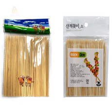 다용도 산적꽂이 소형 12cm 80P 산적꼬지 나무꼬지