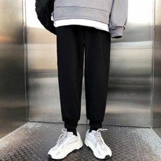 [STYLELUX]남성 무지 밑단 시보리 착용감 편안한 트레이닝 팬츠