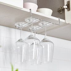 퍼스트리빙 심플와인잔 걸이 2칸, 퍼스트리빙 심플 와인잔걸이 2칸, 1개