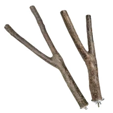 鸚鵡磨爪站棒，鳥類站架，寵物鳥磨爪玩具，安全無毒材質，多種鳥籠適用, 30釐米, 1個