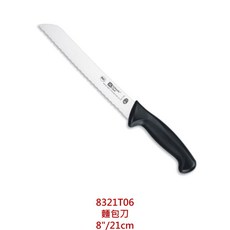六協麵包刀 吐司刀 西點刀 鋸齒刀 寬麵包刀 8吋/21cm, 1個, 8321T06 麵包刀 21cm