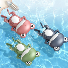 兒童青娃造型發條戲水玩具 3入