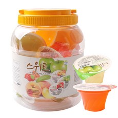 [사이다마트] 스위트 젤리 55g 과일젤리컵 36개입 2통, 990g, 2개