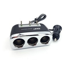 3구 스위치 차량용 멀티시가 소켓 시거잭 아답터 포트, 본상품