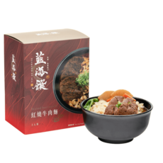 藍海饌紅燒半筋半肉牛肉麵2入組，常溫調理包, 500g, 2套