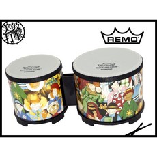 Remo Rhythm Club Bongos 小孩專用 邦哥鼓【美鼓打擊】兒童音樂啟蒙 培養節奏感與協調性, 1個