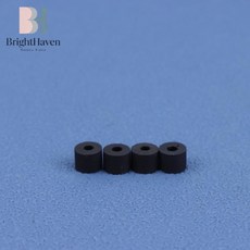 2Pcs 7x6x5.5x1.5mm 카세트 플레이어 용 핀치 롤러 고무 링 워크맨 압력 레코더 음악 벨트 휠 B.H