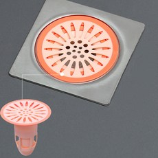 아리즈 잘라쓰는 밀폐하수구트랩 냄새차단, 랜덤, 혼합색상