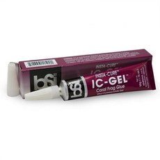 IC-젤 인스타 큐어 시아노아크릴레이트 코랄 프래그 글루50g - 1.76온스 - 밥 스미스 인더스트리, IC-젤 인스타 큐어 시아노아크릴레이트 코랄 프래그 글