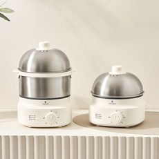 디온리 올스텐 미니큐브 2단 전기 계란찜기 타이머 감동란 계란삶는기계 NBE522S